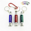 Super Bright LED Flashlight with Swivel Keychain & Carabiner